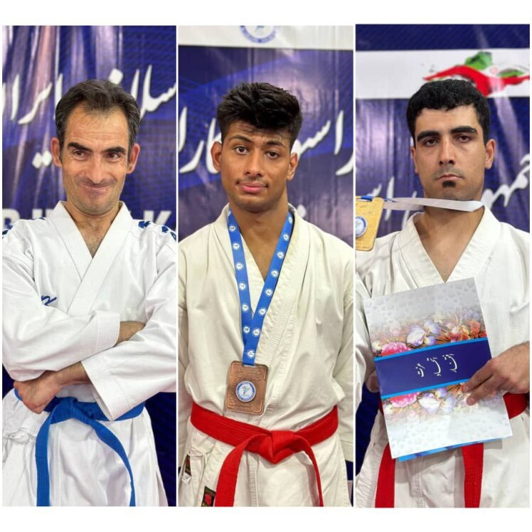 کسب سه نشان رنگارنگ توسط پاراکاراته کاران فارس در رقابت های انتخابی تیم ملی