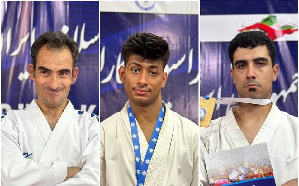کسب سه نشان رنگارنگ توسط پاراکاراته کاران فارس در رقابت های انتخابی تیم ملی