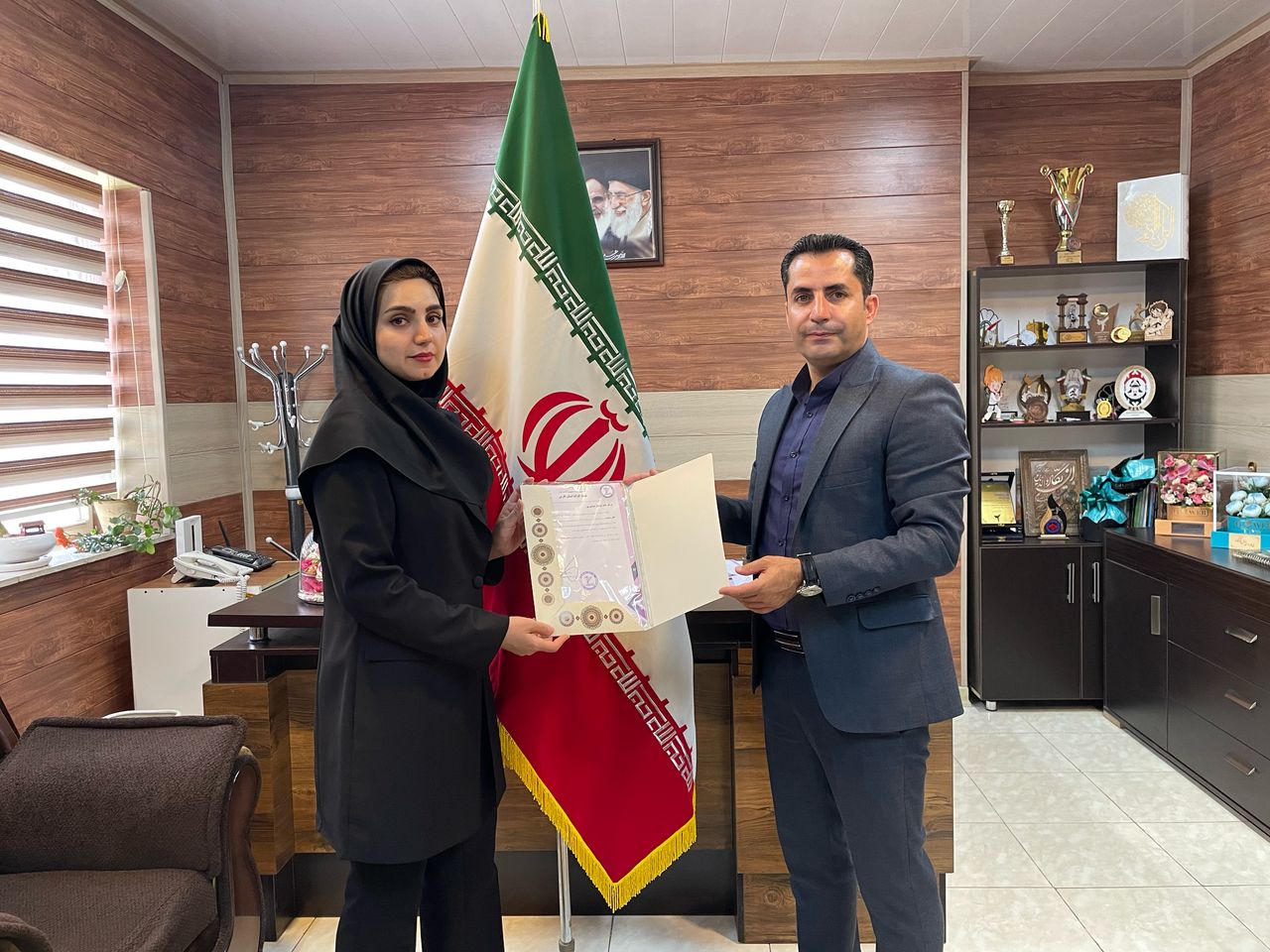 فرحناز صیادی مسئول دفتر ریاست هیات کاراته استان فارس شد